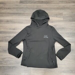 Realtree Hoodie Pullover Activewear Full Zip Pockets‎ Black